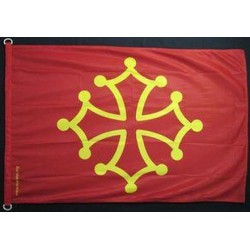 Drapeau occitan en Provence