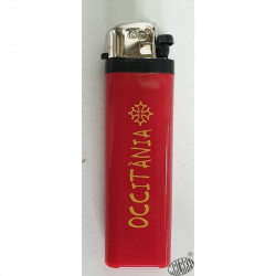 Briquet avec Croix Occitane et mention Occitània