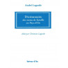 Dictionnaire des noms de famille en Pays d’Oc - André Lagarde