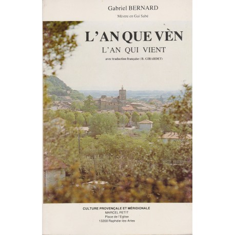 L'an que vèn, L'an qui vient - Gabriel Bernard