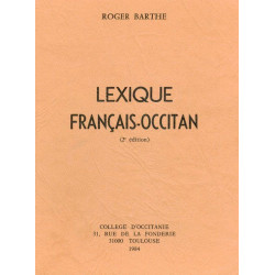 Lexique français-occitan - Rogier Barthe