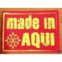 Sticker Made in Aqui (oc cross)