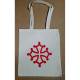 Sac coton (tote-bag) croix occitane