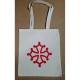 Sac coton (tote-bag) croix occitane