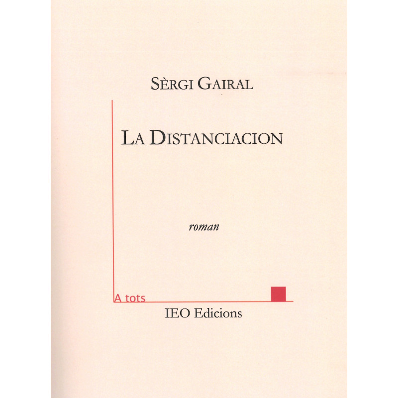 Couverture de La Distanciacion (D)