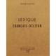 Lexique français-occitan - Roger Barthe - 1st edition 1973