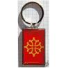 Porta-claus "bandiera occitana estela" en metau (3 x 5 cm)