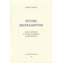 Études Mistraliennes - Charles Mauron