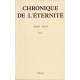 Chronique de l'éternité - Robert Lafont 