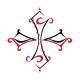 Tatouage éphémère Croix tribale