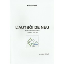 L'autbòi de neu - Max Roqueta - Couverture