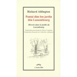 Pantai dins lou jardin dóu Lussembourg - Richard Aldington - Couverture