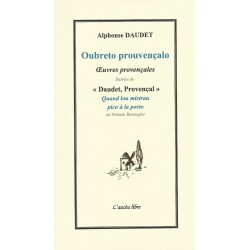 Oubreto prouvençalo - Alphonse Daudet - Couverture