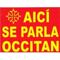 Autocollant Aicí se parla Occitan