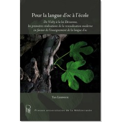 Pour la langue d'oc à l'école - Yan Lespoux - PULM