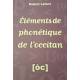 Éléments de phonétique de l'occitan - Robert Lafont - Couverture