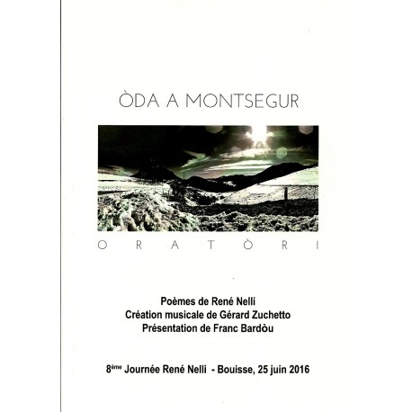 Couverture de Òda a Montsegur - Oratòri (livret seul)
