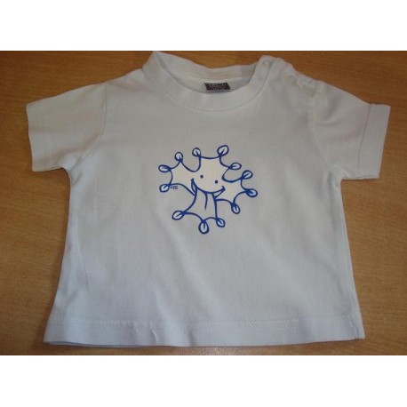 T-shirt bébé bleu croix Venzac 