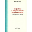D'ajeitiéu e de prounoum en prouvençau (tome III) – Bernat Giély