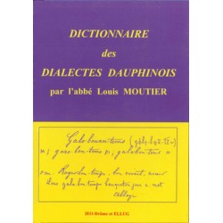 Dictionnaire des dialectes Dauphinois - Abbé Louis Moutier - Cover