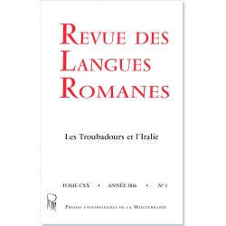 Revue des Langues Romanes - Tome 120-1 (2016 n°1)