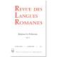 Revue des Langues Romanes - Tome 119-1 (2015 n°1)