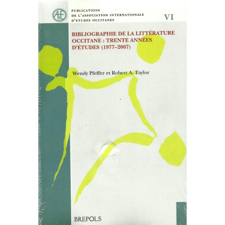Bibliographie de la littérature occitane: trente années d’études (1977-2007)