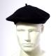 Black beret with occitan cross on the back