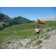 Drapeau Occitan 80x120 cm - à Chaudun (Hautes-Alpes)