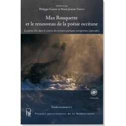 Max Rouquette et le renouveau de la poésie occitane (CD inclus) - Philippe Gardy & Marie-Jeanne Verny