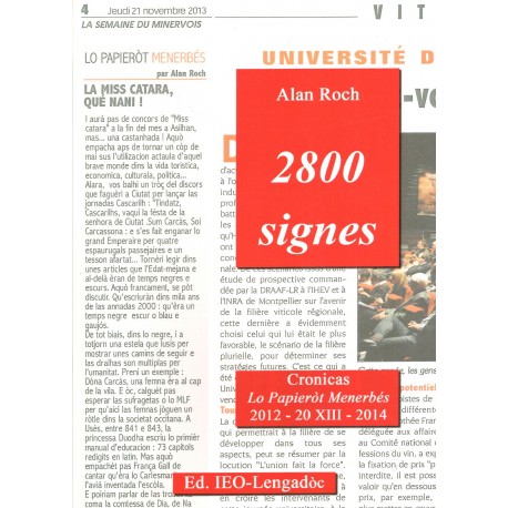 2800 signes - Alan Roch