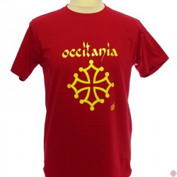 T-shirt Occitània caligrafia (òme)