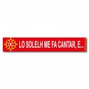 Autocollant  « Lo solelh me fa cantar, e…  »
