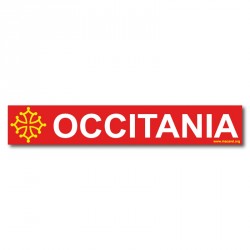 Autocollant  « Occitania » (Occitanie - Occitània)