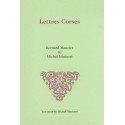 Lettres corses - Michel Miniussi - Bernard Manciet