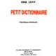 Petit dictionnaire Provençal-Français - Emil Levy