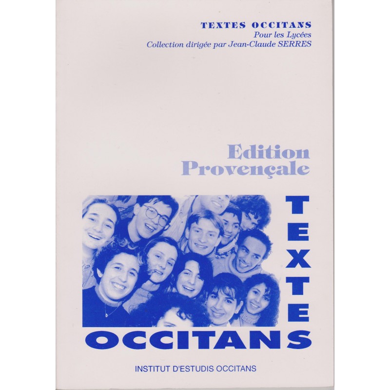 Couverture de Textes occitans pour les lycées (édition provençale) (D)