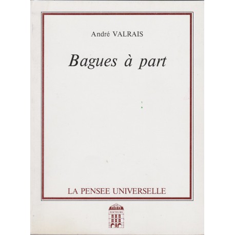 Bagues à part - André Valrais