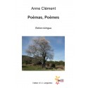 Poèmas, Poèmes - Anne CLÉMENT