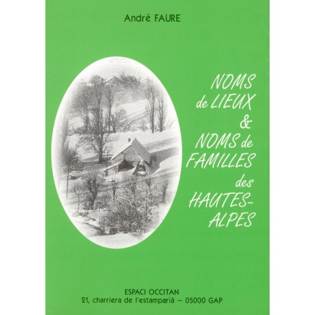 Noms de lieux et noms de familles des Hautes-Alpes