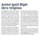 Antòni BIGOT, òbra religiosa - Jòrdi PELADAN - Article Aquo d'Aqui 322 - 2020-02