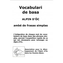 Vocabulari de basa Alpin d'Oc ambe de frasas simplas