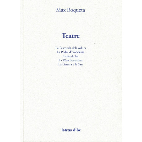 Teatre - Max Roqueta