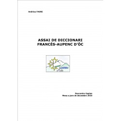 Assai de Diccionari Francés-Aupenc d'Òc