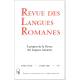 Revue des Langues Romanes - Tome 124-1 (2020 n°1)