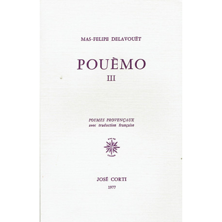 Pouèmo III - Mas-Felipe Delavouët